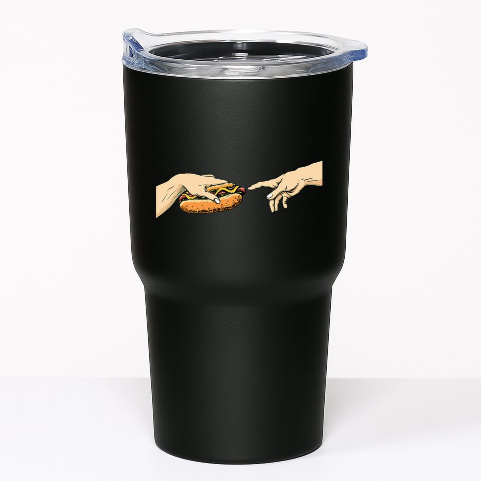 Creation Of Hot Dog Hot Dog Lover Fast Food Wiener Tumbler
