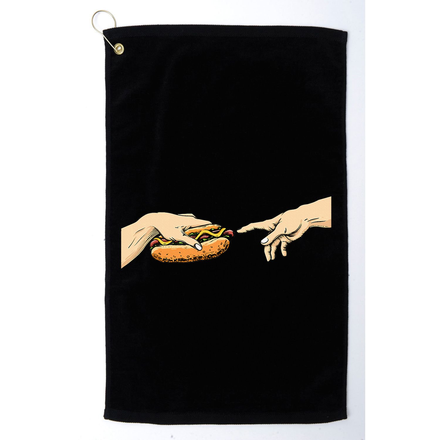 Creation Of Hot Dog Hot Dog Lover Fast Food Wiener Golf Towel