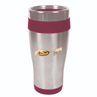 Creation Of Hot Dog Hot Dog Lover Fast Food Wiener 16oz Travel Tumbler