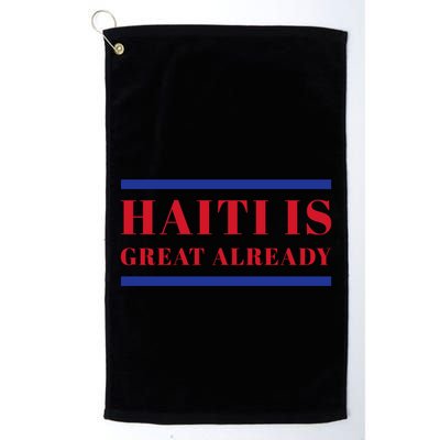 Conan O’Brien Haiti Is Great Already Golf Towel