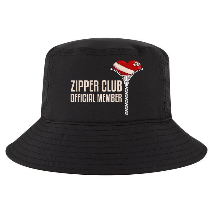 Cool Open Heart Surgery Art Zipper Club Recovery Cool Comfort Performance Bucket Hat