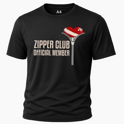 Cool Open Heart Surgery Art Zipper Club Recovery Performance Shirt