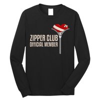 Cool Open Heart Surgery Art Zipper Club Recovery Long Sleeve Shirt