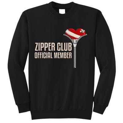 Cool Open Heart Surgery Art Zipper Club Recovery Sweatshirt
