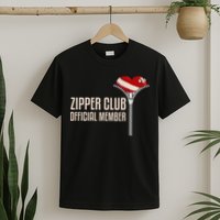 Cool Open Heart Surgery Art Zipper Club Recovery T-Shirt