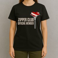 Cool Open Heart Surgery Art Zipper Club Recovery T-Shirt