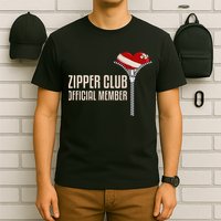 Cool Open Heart Surgery Art Zipper Club Recovery T-Shirt