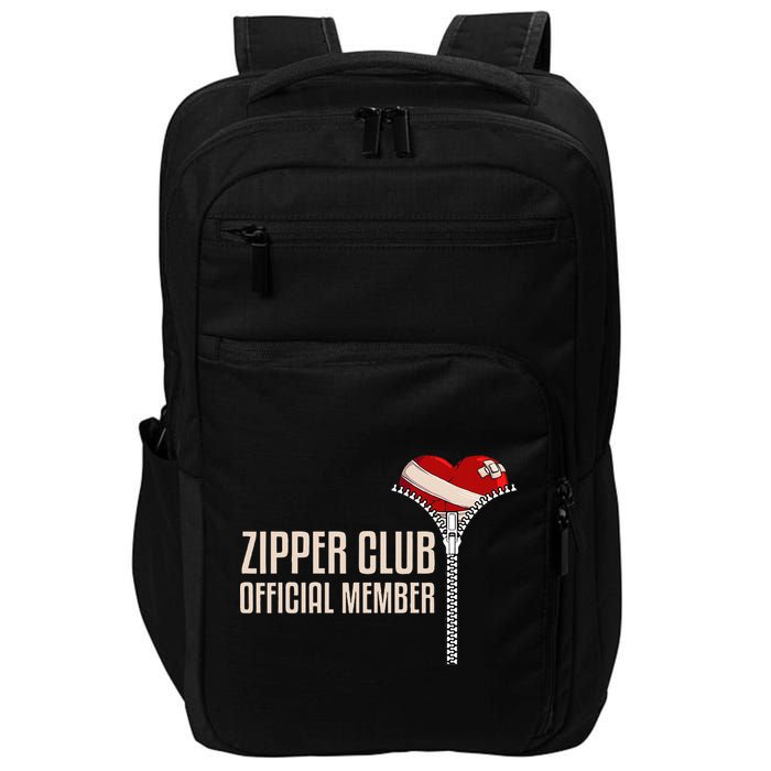 Cool Open Heart Surgery Art Zipper Club Recovery Impact Tech Backpack