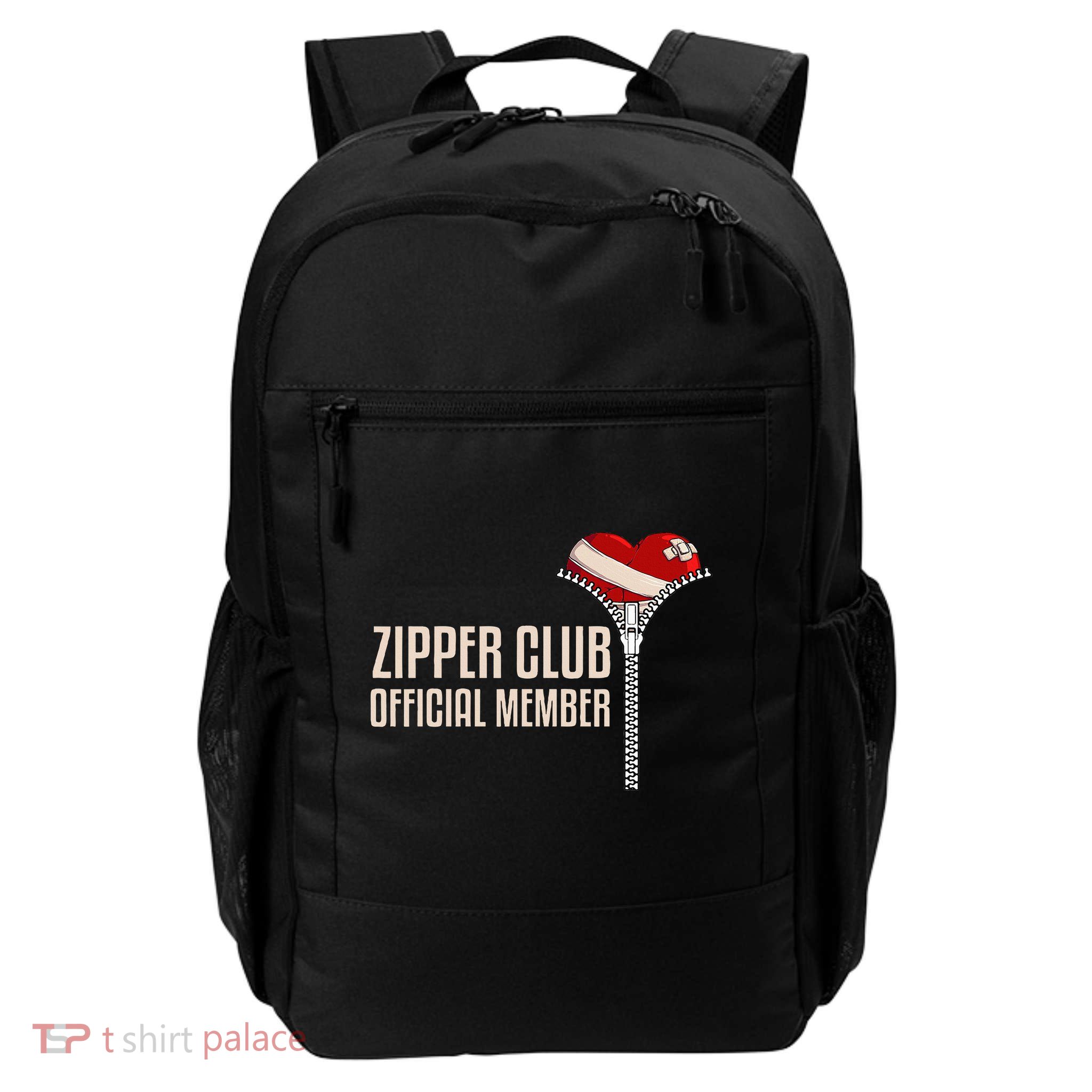 Cool Open Heart Surgery Art Zipper Club Recovery Backpack