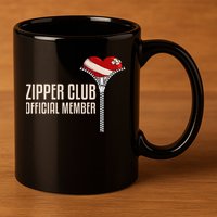 Cool Open Heart Surgery Art Zipper Club Recovery 11oz C Handle Ceramic Mug