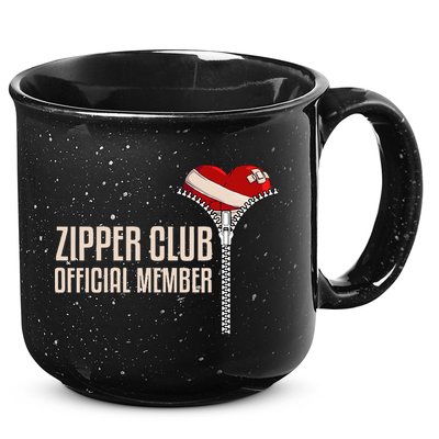 Cool Open Heart Surgery Art Zipper Club Recovery 15oz Campfire Ceramic Mug