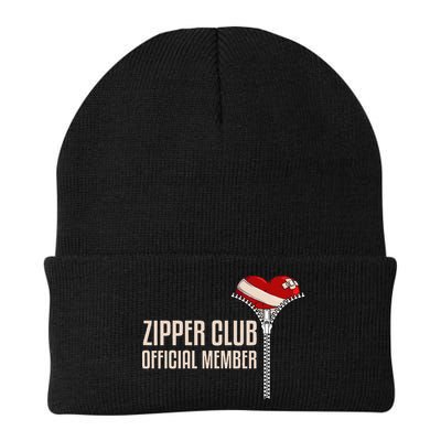 Cool Open Heart Surgery Art Zipper Club Recovery Beanie