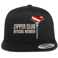 Cool Open Heart Surgery Art Zipper Club Recovery Flatbill Hat