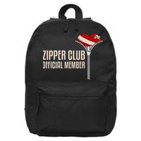 Cool Open Heart Surgery Art Zipper Club Recovery 16 in Basic Backpack