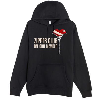 Cool Open Heart Surgery Art Zipper Club Recovery Premium Pullover Hoodie