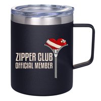 Cool Open Heart Surgery Art Zipper Club Recovery 12oz Stainless Steel Coffee Mug