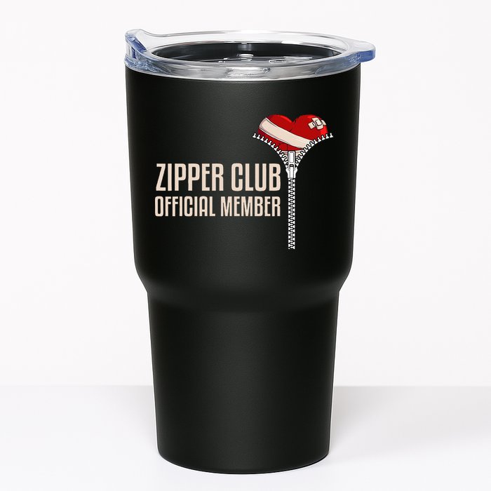 Cool Open Heart Surgery Art Zipper Club Recovery Tumbler