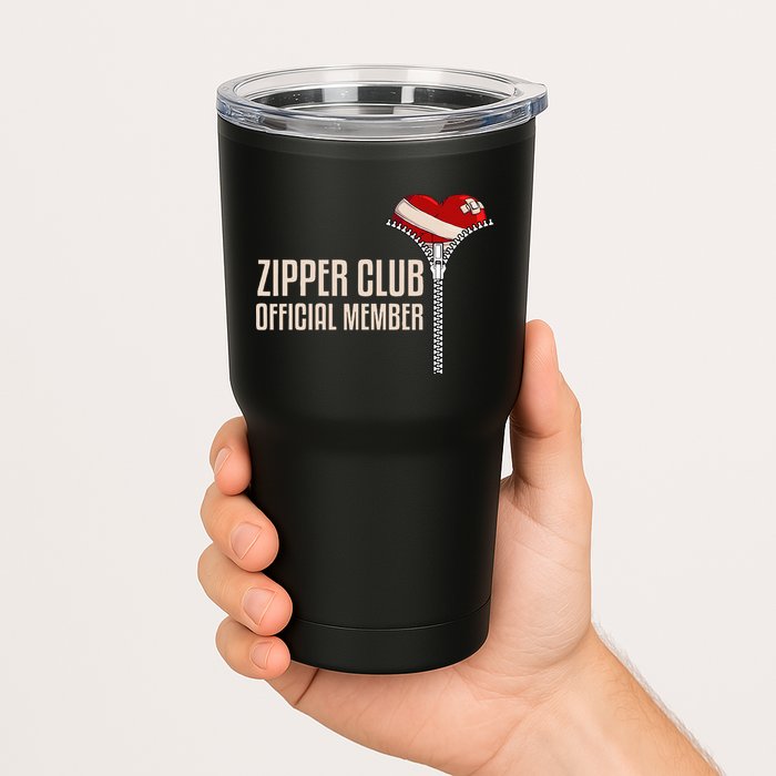Cool Open Heart Surgery Art Zipper Club Recovery Tumbler