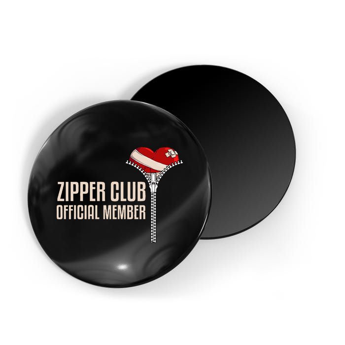 Cool Open Heart Surgery Art Zipper Club Recovery Magnet