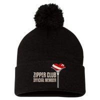 Cool Open Heart Surgery Art Zipper Club Recovery Pom Pom 12in Knit Beanie