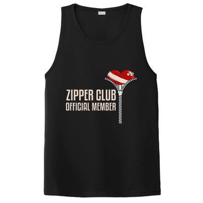 Cool Open Heart Surgery Art Zipper Club Recovery PosiCharge Competitor Tank