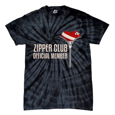 Cool Open Heart Surgery Art Zipper Club Recovery Tie-Dye T-Shirt