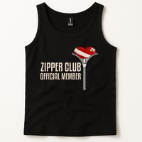 Cool Open Heart Surgery Art Zipper Club Recovery Tank Top