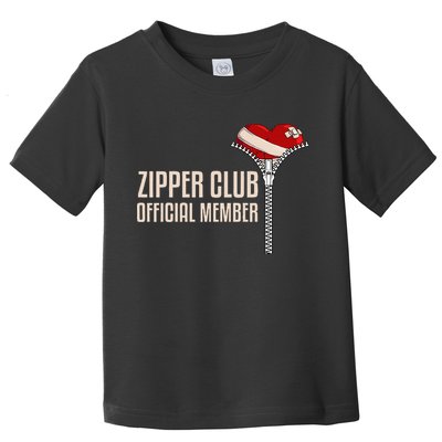 Cool Open Heart Surgery Art Zipper Club Recovery Toddler T-Shirt