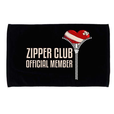 Cool Open Heart Surgery Art Zipper Club Recovery Microfiber Hand Towel