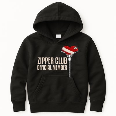 Cool Open Heart Surgery Art Zipper Club Recovery Kids Hoodie
