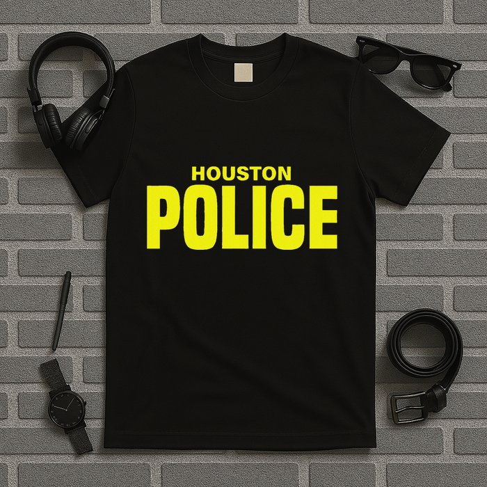 City Of Houston Police Officer Texas Policeman Uniform Duty T-Shirt