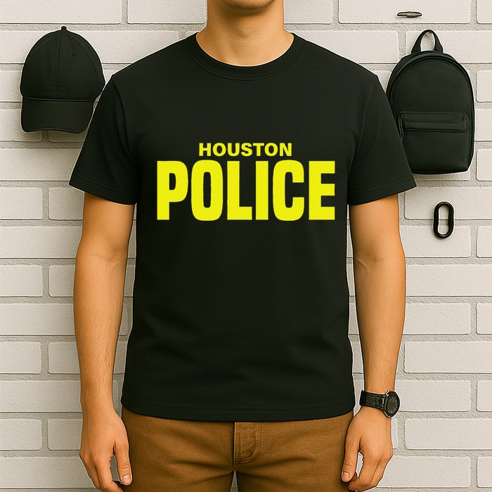 City Of Houston Police Officer Texas Policeman Uniform Duty T-Shirt