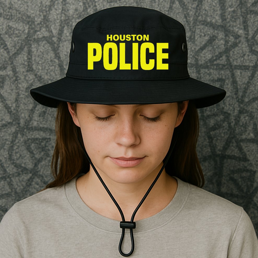 City Of Houston Police Officer Texas Policeman Uniform Duty Bucket Hat