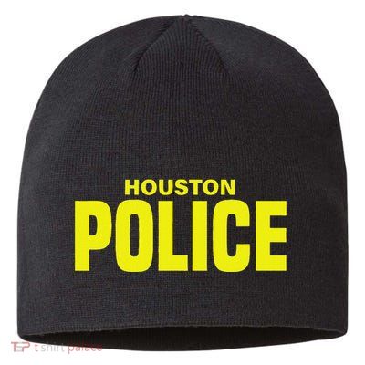 City Of Houston Police Officer Texas Policeman Uniform Duty Sustainable Beanie