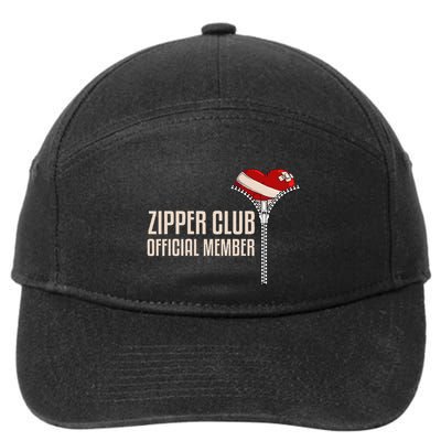Cool Open Heart Surgery Art Women Zipper Club Recovery 7-Panel Snapback Hat