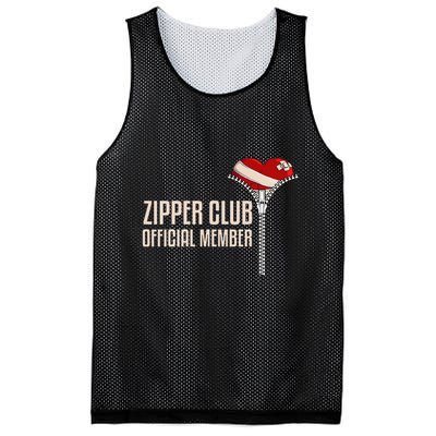 Cool Open Heart Surgery Art Women Zipper Club Recovery Mesh Reversible Basketball Jersey Tank