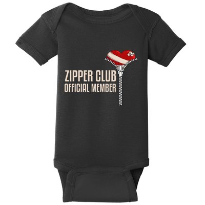 Cool Open Heart Surgery Art Women Zipper Club Recovery Baby Bodysuit