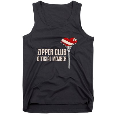 Cool Open Heart Surgery Art Women Zipper Club Recovery Tank Top