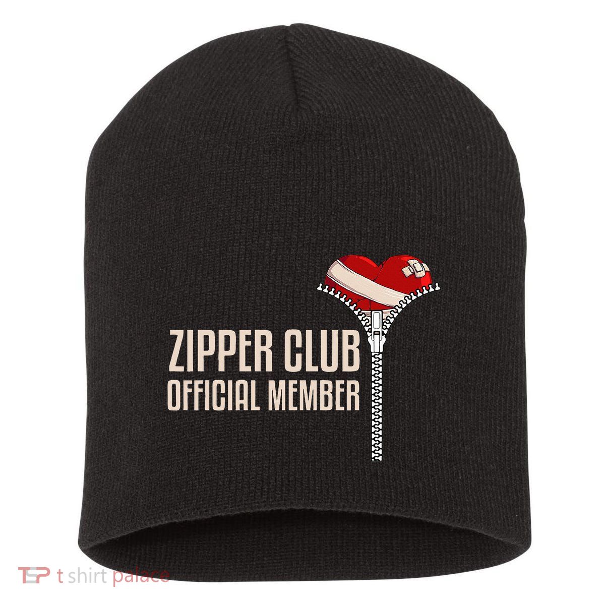 Cool Open Heart Surgery Art Women Zipper Club Recovery Short Acrylic Beanie