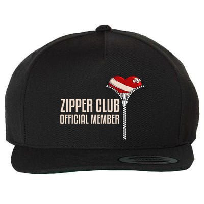 Cool Open Heart Surgery Art Women Zipper Club Recovery Wool Snapback Cap