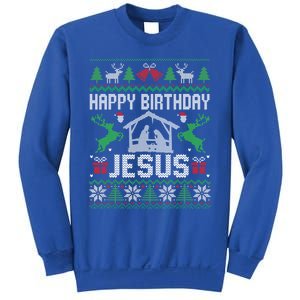 Christmas Outfit Happy Birthday Jesus Holiday Ugly Sweater Gift Sweatshirt