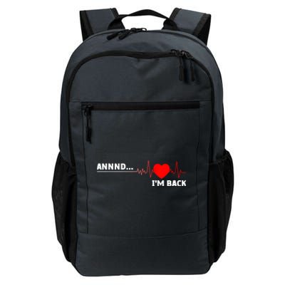 Cool Open Heart Surgery Heart Attack Survivor Daily Commute Backpack