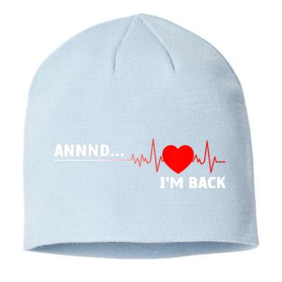 Cool Open Heart Surgery Heart Attack Survivor Sustainable Beanie