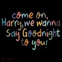 Come On, Harry, We Wanna Say Goodnight To You! As It Was Apron