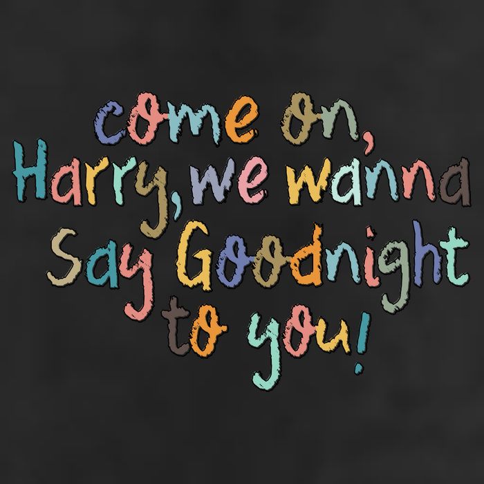 Come On, Harry, We Wanna Say Goodnight To You! As It Was Adult Drive Performance Visor