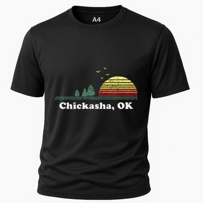 Chickasha Oklahoma Home Souvenir Print Cooling Performance Crew T-Shirt