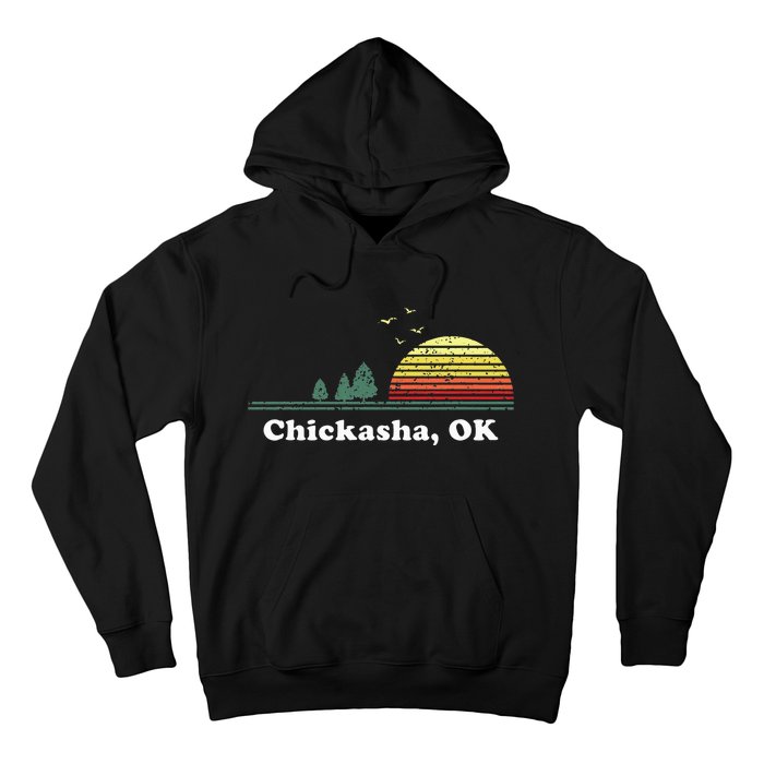 Chickasha Oklahoma Home Souvenir Print Hoodie