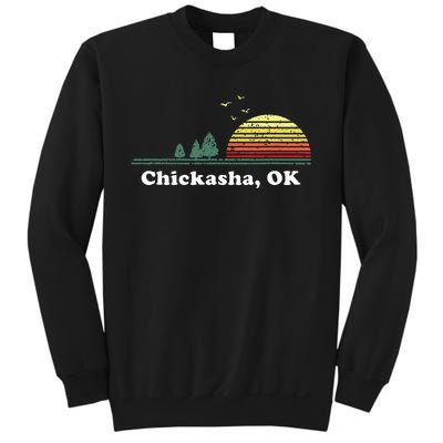 Chickasha Oklahoma Home Souvenir Print Sweatshirt