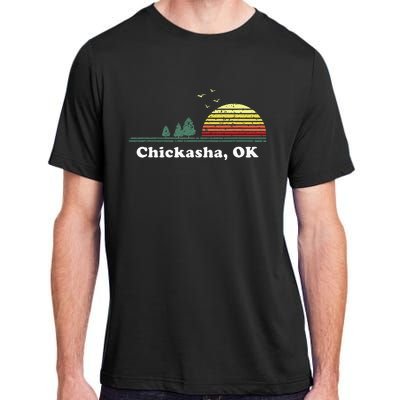 Chickasha Oklahoma Home Souvenir Print Adult ChromaSoft Performance T-Shirt