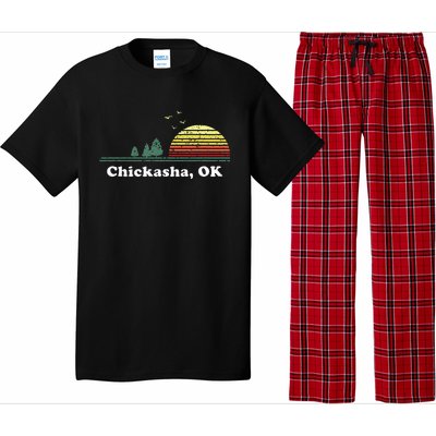 Chickasha Oklahoma Home Souvenir Print Pajama Set